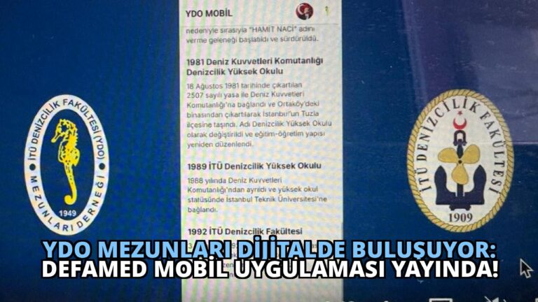 YDO Mezunları Dijitalde Buluşuyor: DEFAMED Mobil Uygulaması Yayında!