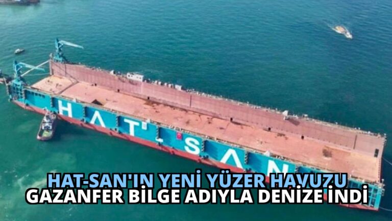 Hat-San’ın Yeni Yüzer Havuzu Gazanfer Bilge Adıyla Denize İndi