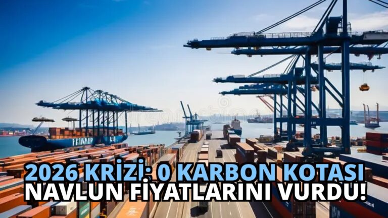 2026 Krizi: 0 Karbon Kotası Navlun Fiyatlarını Vurdu!