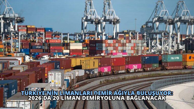 Türkiye’nin Limanları Demir Ağıyla Buluşuyor: 2026’da 20 Liman Demiryoluna Bağlanacak