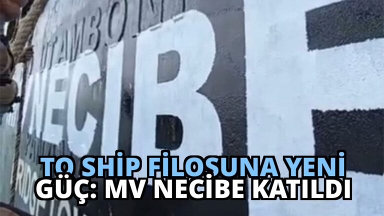 TQ Ship Filosuna Yeni Güç: MV Necibe Katıldı