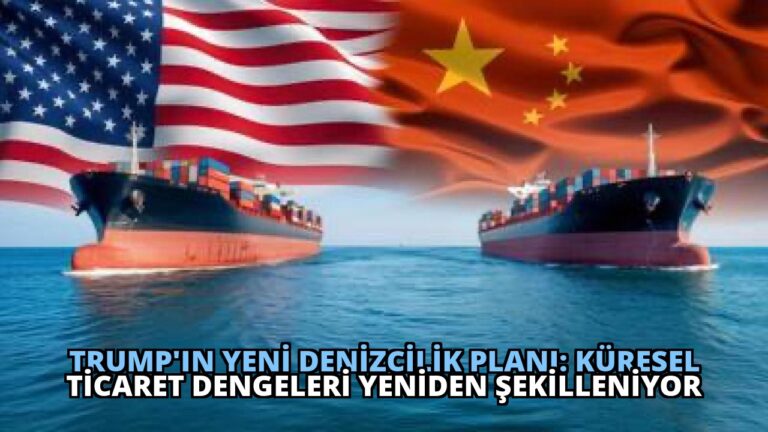Trump’ın Yeni Denizcilik Planı: Küresel Ticaret Dengeleri Yeniden Şekilleniyor