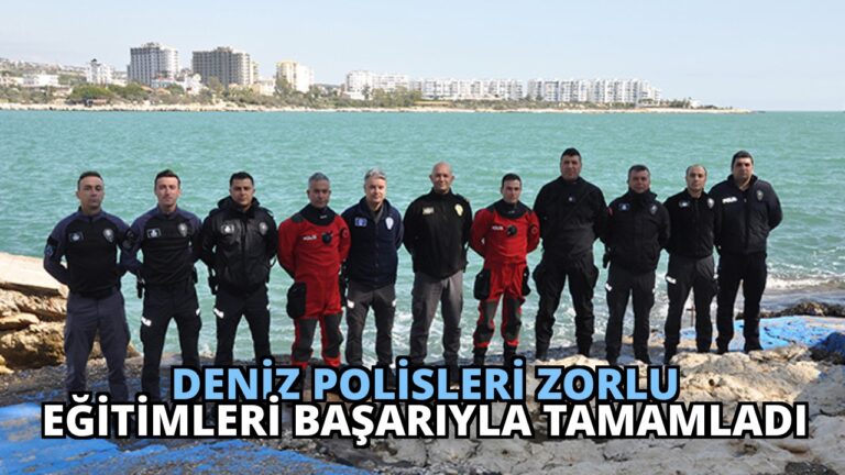 Deniz Polisleri Zorlu Eğitimleri Başarıyla Tamamladı