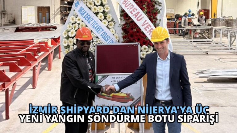 İzmir Shipyard’dan Nijerya’ya Üç Yeni Yangın Söndürme Botu Siparişi