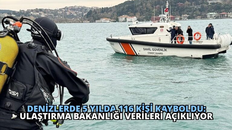 Denizlerde 5 Yılda 116 Kişi Kayboldu: Ulaştırma Bakanlığı Verileri Açıklıyor