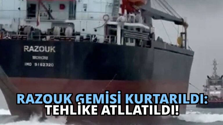 Razouk Gemisi Kurtarıldı: Tehlike Atllatıldı!