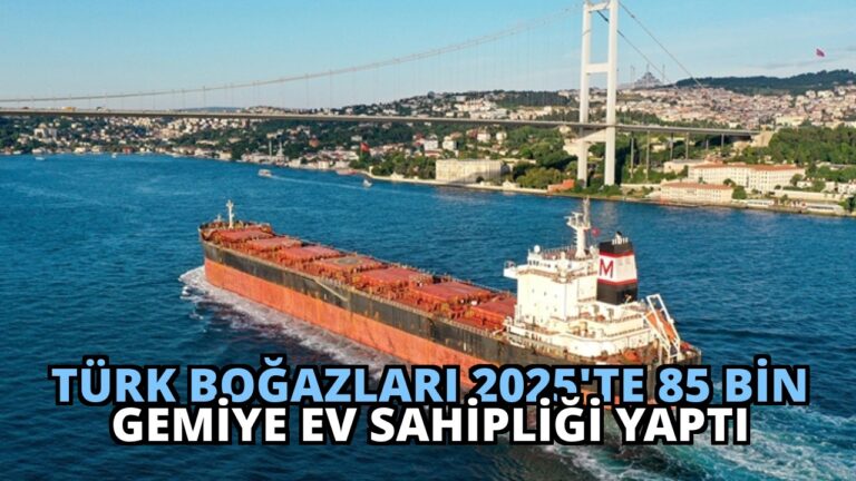 Türk Boğazları 2025’te 85 Bin Gemiye Ev Sahipliği Yaptı