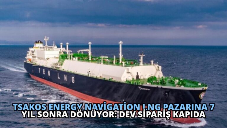 Tsakos Energy Navigation LNG Pazarına 7 Yıl Sonra Dönüyor: Dev Sipariş Kapıda