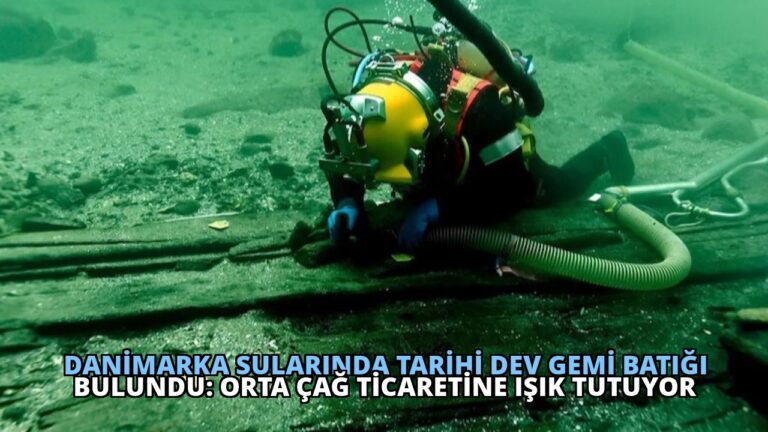 Danimarka Sularında Tarihi Dev Gemi Batığı Bulundu: Orta Çağ Ticaretine Işık Tutuyor