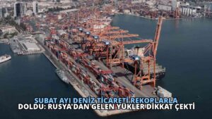 Şubat Ayı Deniz Ticareti Rekorlarla Doldu: Rusya’dan Gelen Yükler Dikkat Çekti